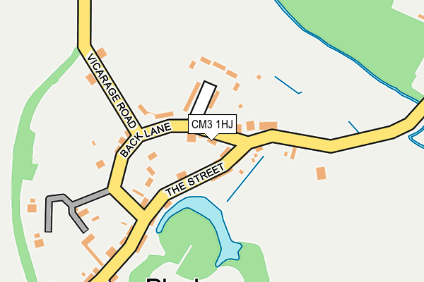 CM3 1HJ map - OS OpenMap – Local (Ordnance Survey)