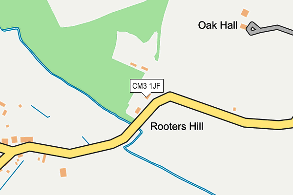 CM3 1JF map - OS OpenMap – Local (Ordnance Survey)