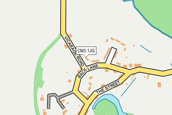CM3 1JG map - OS OpenMap – Local (Ordnance Survey)