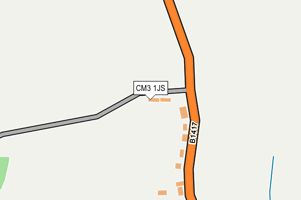 CM3 1JS map - OS OpenMap – Local (Ordnance Survey)