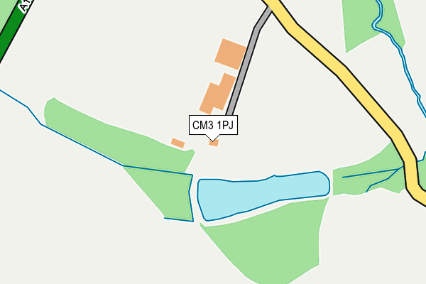 CM3 1PJ map - OS OpenMap – Local (Ordnance Survey)