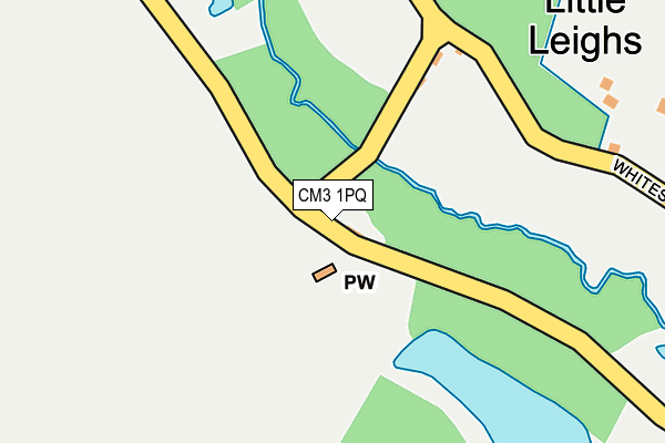 CM3 1PQ map - OS OpenMap – Local (Ordnance Survey)