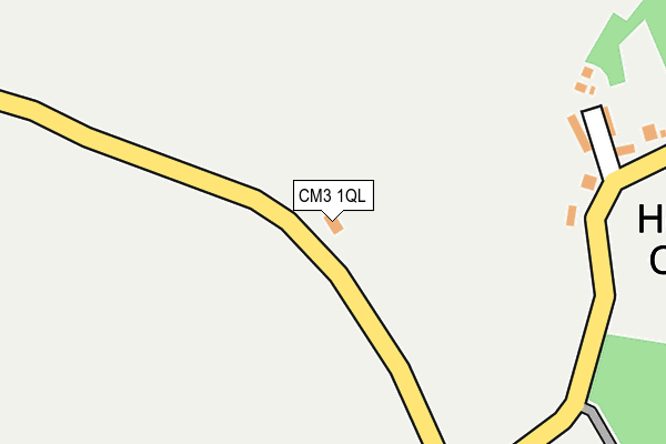 CM3 1QL map - OS OpenMap – Local (Ordnance Survey)
