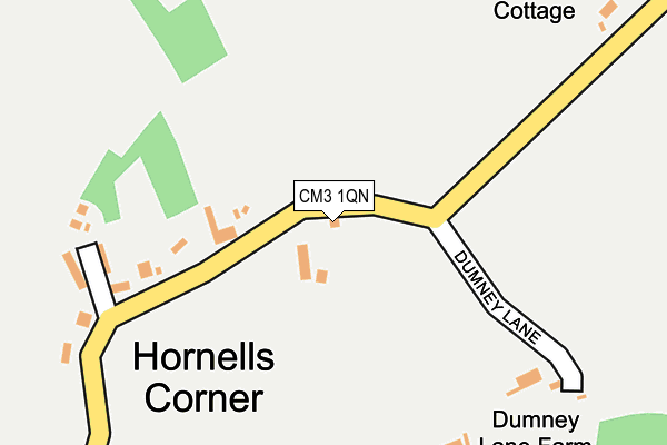 CM3 1QN map - OS OpenMap – Local (Ordnance Survey)