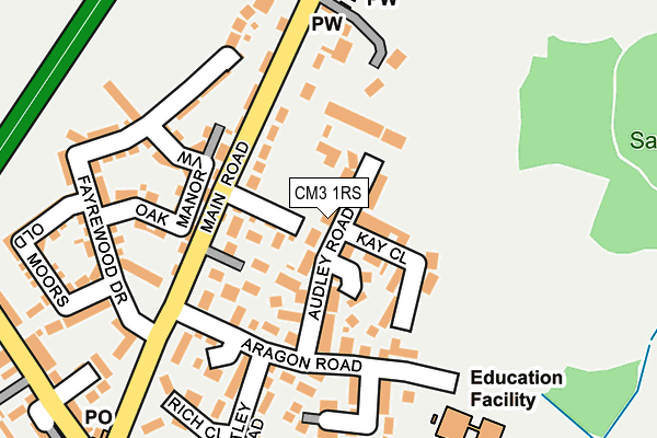 Map of JPILATES LIMITED at local scale