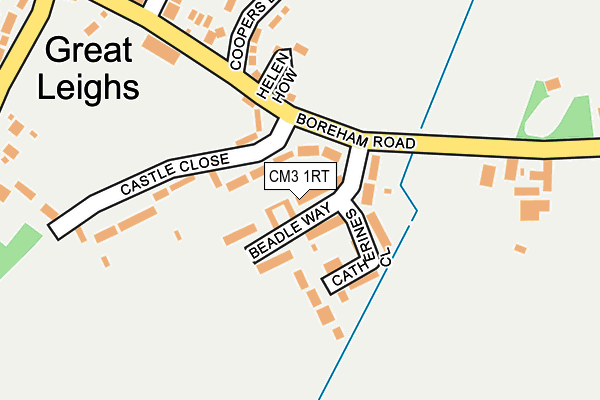 CM3 1RT map - OS OpenMap – Local (Ordnance Survey)