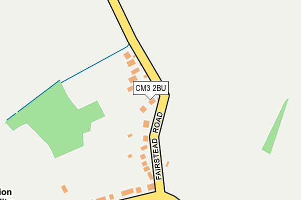 CM3 2BU map - OS OpenMap – Local (Ordnance Survey)