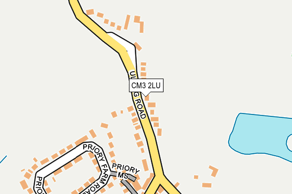 CM3 2LU map - OS OpenMap – Local (Ordnance Survey)