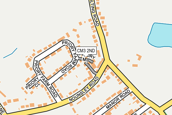 CM3 2ND map - OS OpenMap – Local (Ordnance Survey)