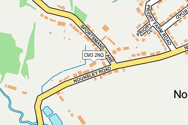CM3 2NQ map - OS OpenMap – Local (Ordnance Survey)