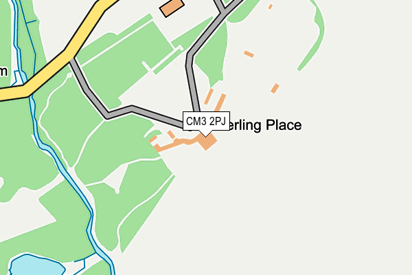 CM3 2PJ map - OS OpenMap – Local (Ordnance Survey)