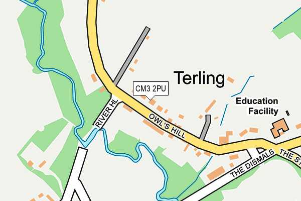 CM3 2PU map - OS OpenMap – Local (Ordnance Survey)