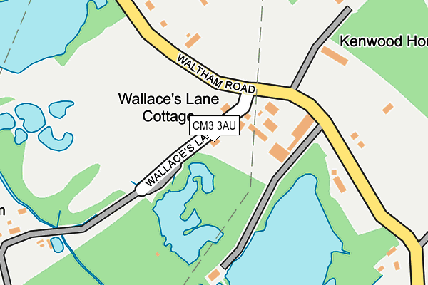 CM3 3AU map - OS OpenMap – Local (Ordnance Survey)