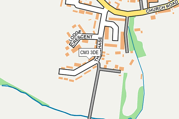 CM3 3DE map - OS OpenMap – Local (Ordnance Survey)