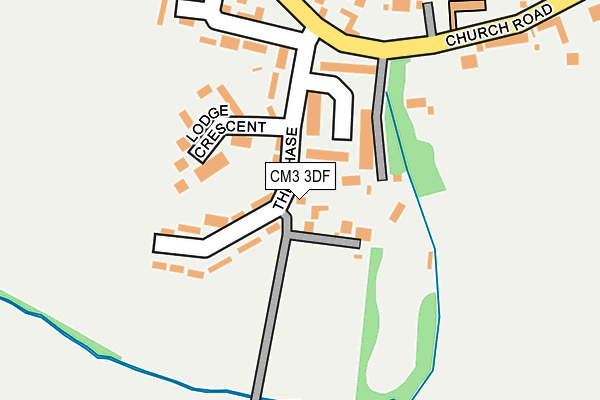 CM3 3DF map - OS OpenMap – Local (Ordnance Survey)