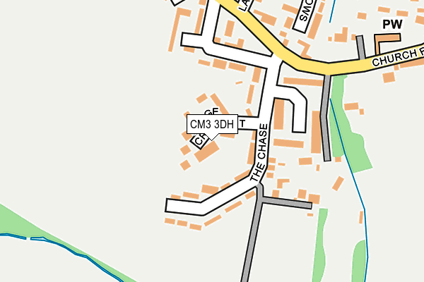 CM3 3DH map - OS OpenMap – Local (Ordnance Survey)
