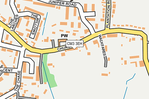 CM3 3EH map - OS OpenMap – Local (Ordnance Survey)