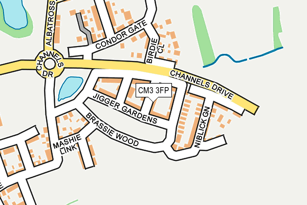 CM3 3FP map - OS OpenMap – Local (Ordnance Survey)