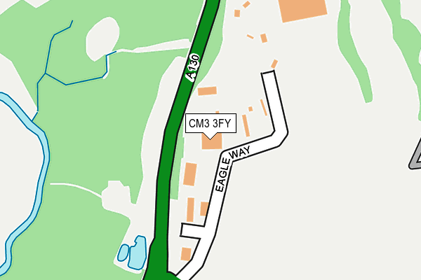 CM3 3FY map - OS OpenMap – Local (Ordnance Survey)