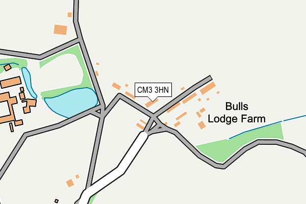 CM3 3HN map - OS OpenMap – Local (Ordnance Survey)