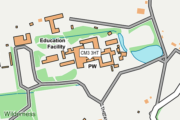 CM3 3HT map - OS OpenMap – Local (Ordnance Survey)