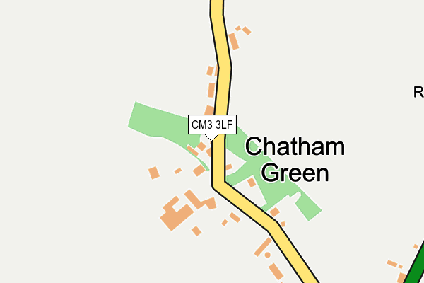CM3 3LF map - OS OpenMap – Local (Ordnance Survey)