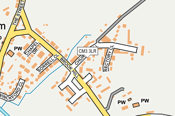 CM3 3LR map - OS OpenMap – Local (Ordnance Survey)