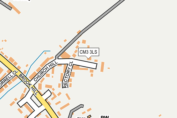 CM3 3LS map - OS OpenMap – Local (Ordnance Survey)