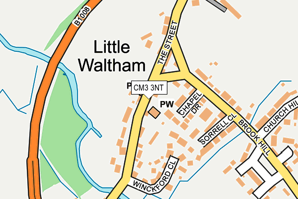 Map of THE WILLOW PRACTICE LIMITED at local scale