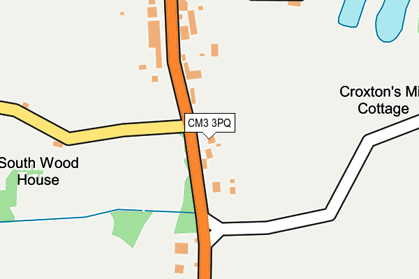CM3 3PQ map - OS OpenMap – Local (Ordnance Survey)