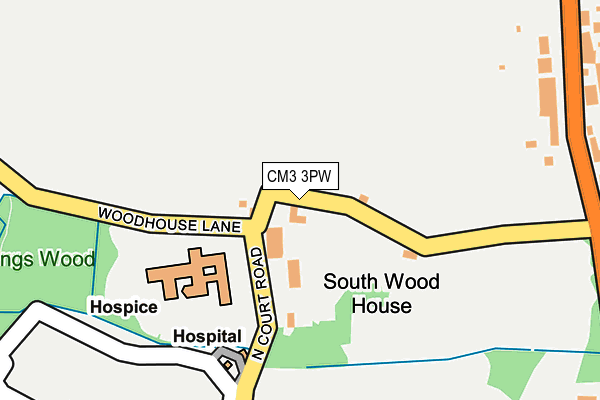 Map of CHELMSFORD PROPERTIES LIMITED at local scale