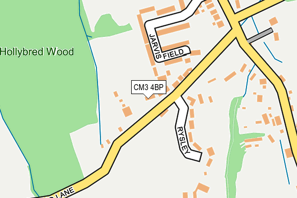 CM3 4BP map - OS OpenMap – Local (Ordnance Survey)