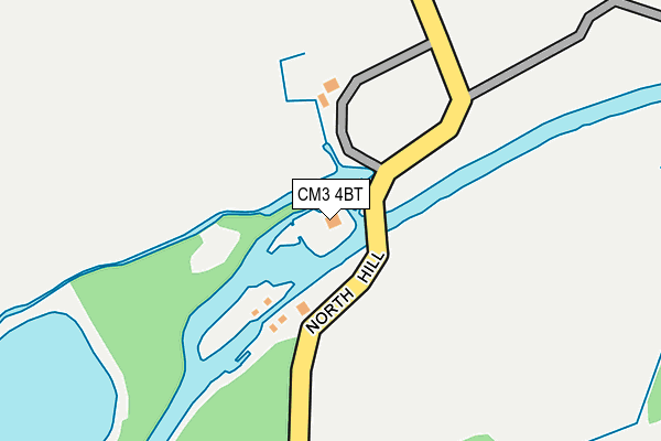 CM3 4BT map - OS OpenMap – Local (Ordnance Survey)