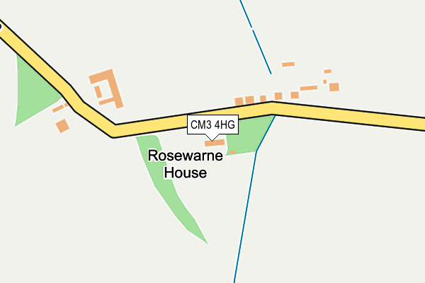 CM3 4HG map - OS OpenMap – Local (Ordnance Survey)