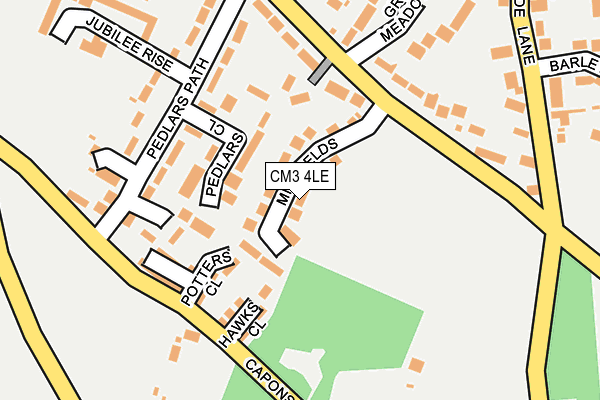 CM3 4LE map - OS OpenMap – Local (Ordnance Survey)
