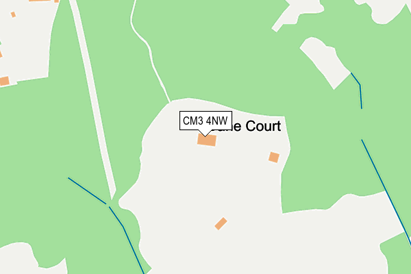 CM3 4NW map - OS OpenMap – Local (Ordnance Survey)