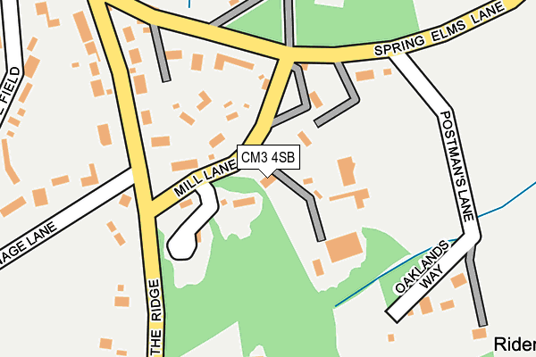 CM3 4SB map - OS OpenMap – Local (Ordnance Survey)