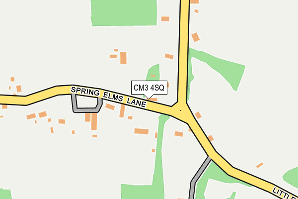 CM3 4SQ map - OS OpenMap – Local (Ordnance Survey)