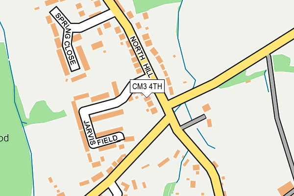 CM3 4TH map - OS OpenMap – Local (Ordnance Survey)