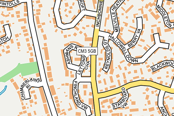 CM3 5GB map - OS OpenMap – Local (Ordnance Survey)