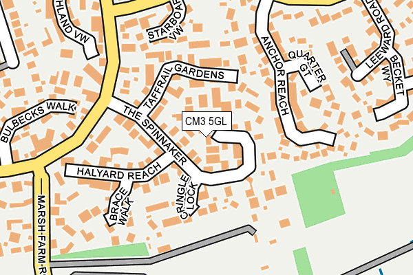 CM3 5GL map - OS OpenMap – Local (Ordnance Survey)