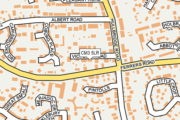 CM3 5LR map - OS OpenMap – Local (Ordnance Survey)