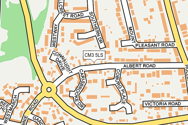 CM3 5LS map - OS OpenMap – Local (Ordnance Survey)
