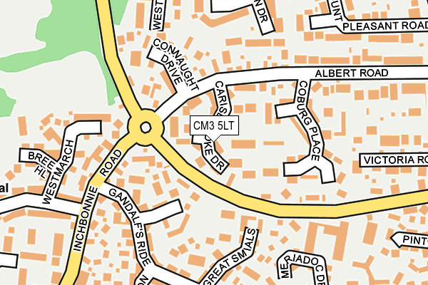 CM3 5LT map - OS OpenMap – Local (Ordnance Survey)