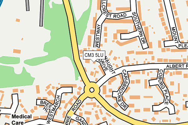 CM3 5LU map - OS OpenMap – Local (Ordnance Survey)