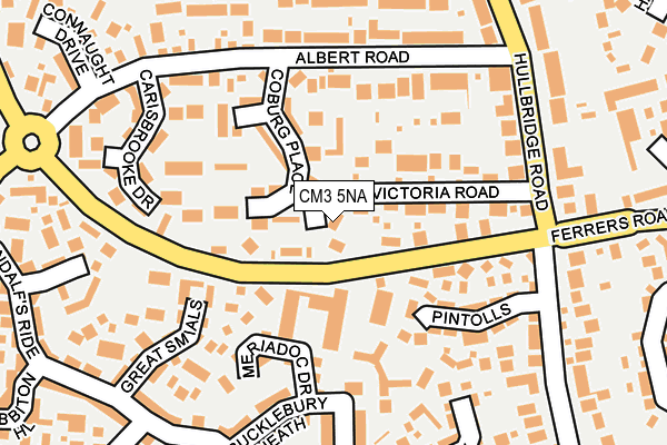 CM3 5NA map - OS OpenMap – Local (Ordnance Survey)