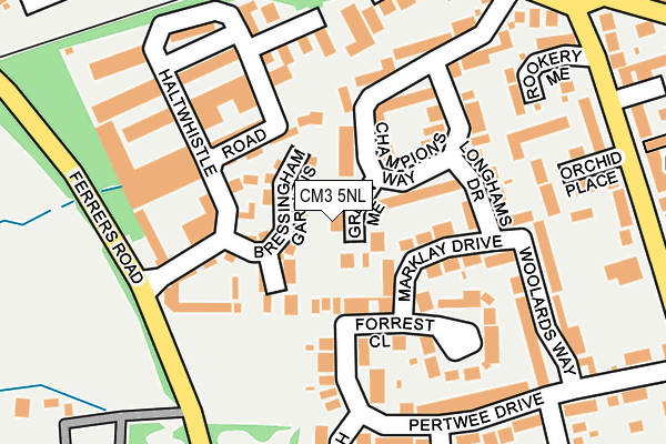 CM3 5NL map - OS OpenMap – Local (Ordnance Survey)