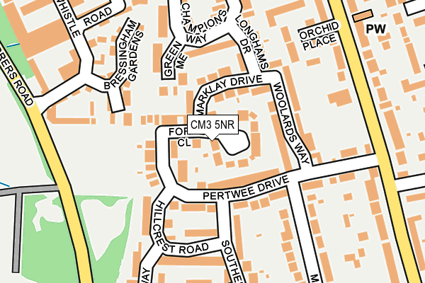 CM3 5NR map - OS OpenMap – Local (Ordnance Survey)