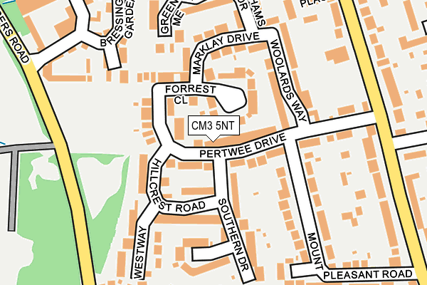 CM3 5NT map - OS OpenMap – Local (Ordnance Survey)