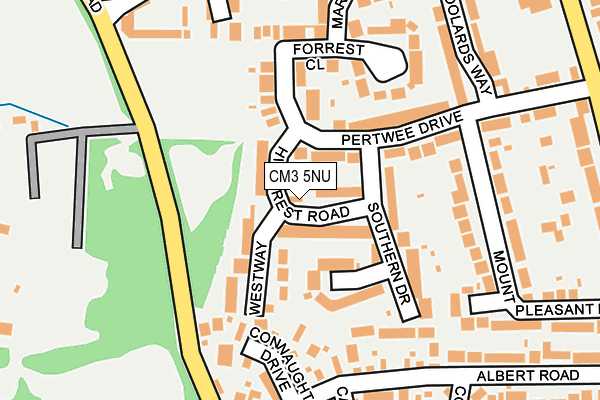 CM3 5NU map - OS OpenMap – Local (Ordnance Survey)